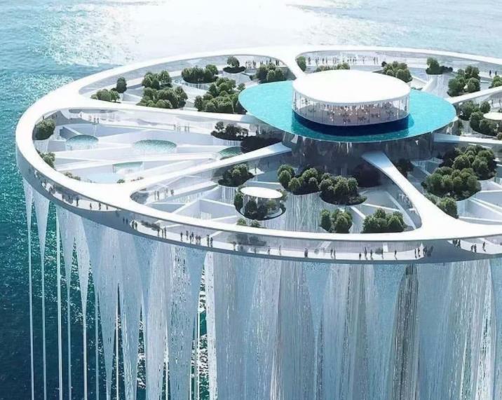 深圳前海新城市中心地标获奖设计方案：漂浮的深圳“天空之城”