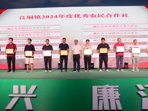 廉江市丰业种植专业合作社荣获“良垌镇2024年度优秀农民合作社”称号