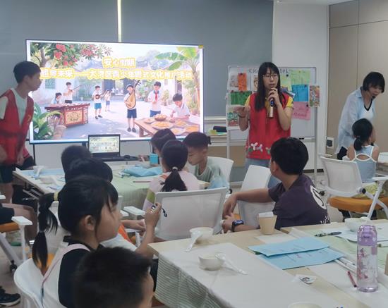 深圳罗湖区东湖街道大望社区青少年开启粤式文化探索之旅