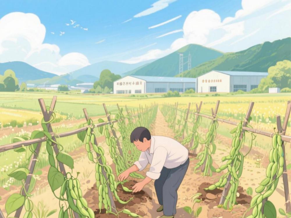 廉江市丰业种植专业合作社的规模化虹豆产品春季出货