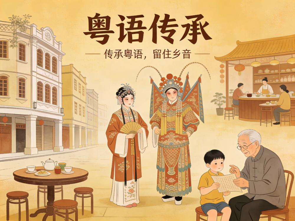 粤语传承成为省级战略！广东省城乡历史文化保护传承体系规划（2025-2035年）征求意见稿发布