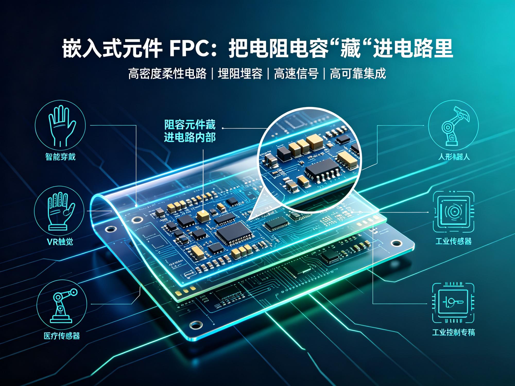 嵌入式元件 FPC：把电阻电容"藏"进电路里