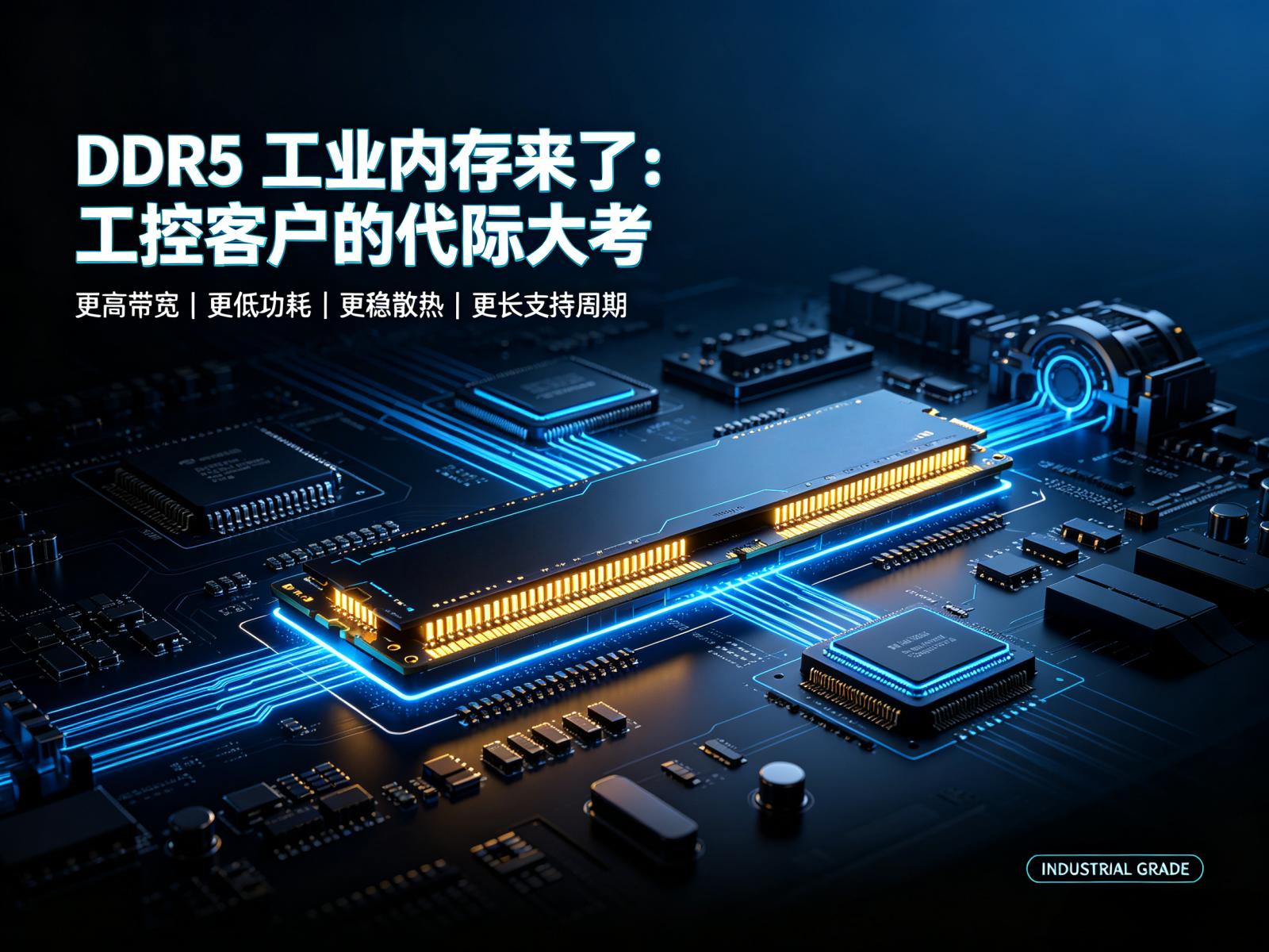 DDR5 工业内存来了：工控客户的代际大考