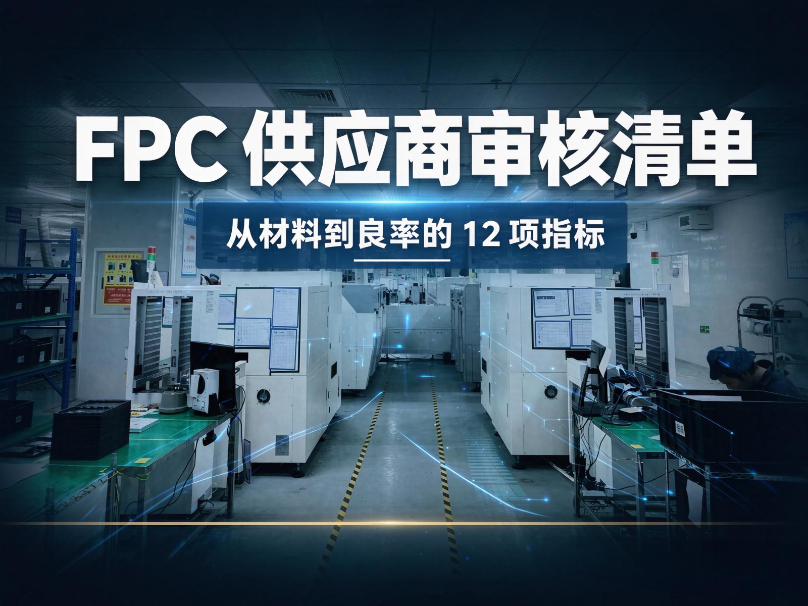FPC供应商审核清单：从材料到良率的12项指标