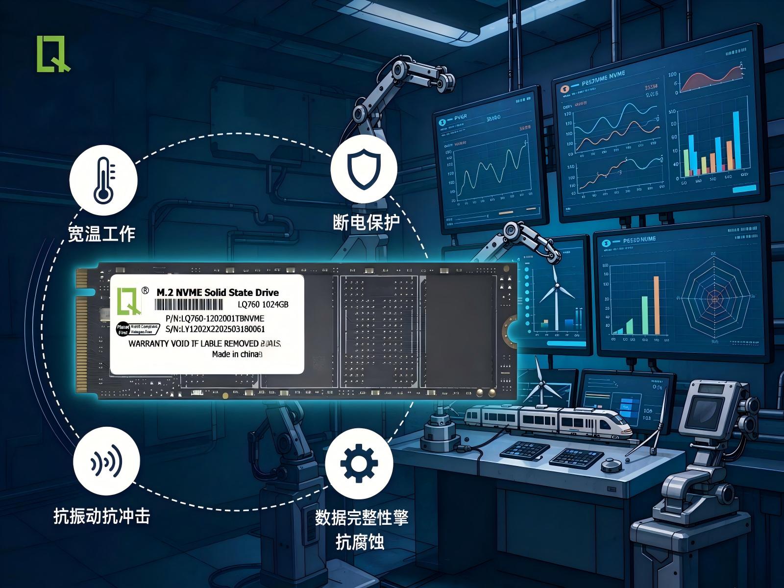 PCIe NVMe SSD 在工业场景中的应用优势