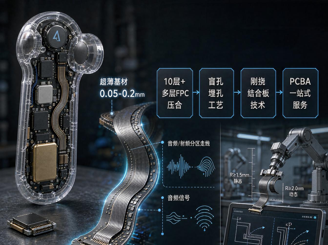 TWS耳机里的微型FPC：声学与结构的双重挑战