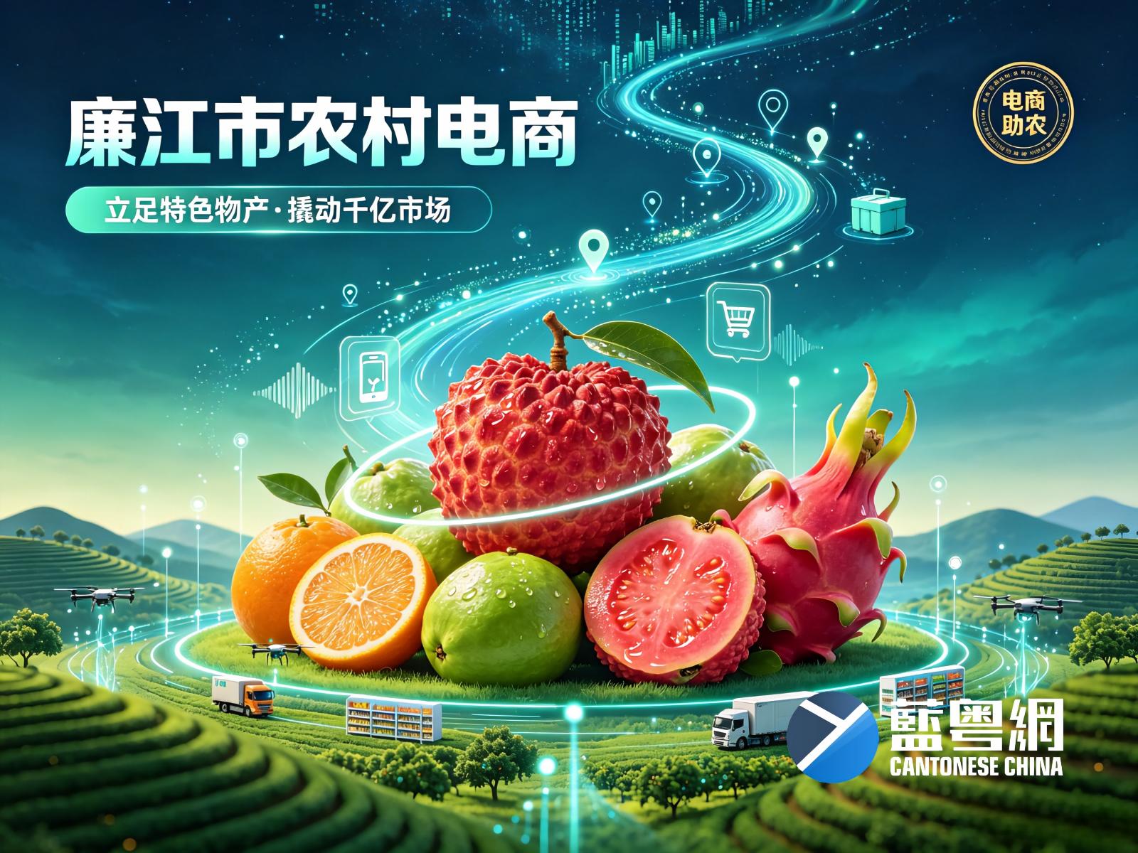 广东廉江农村电商：立足特色物产，撬动千亿市场