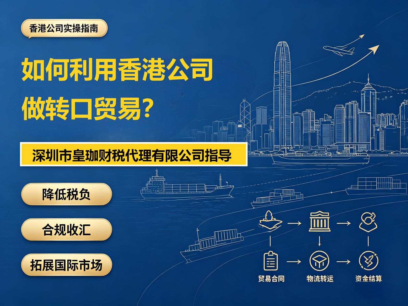 如何利用香港公司做转口贸易？外贸人要看懂的税务、资金与合规路径