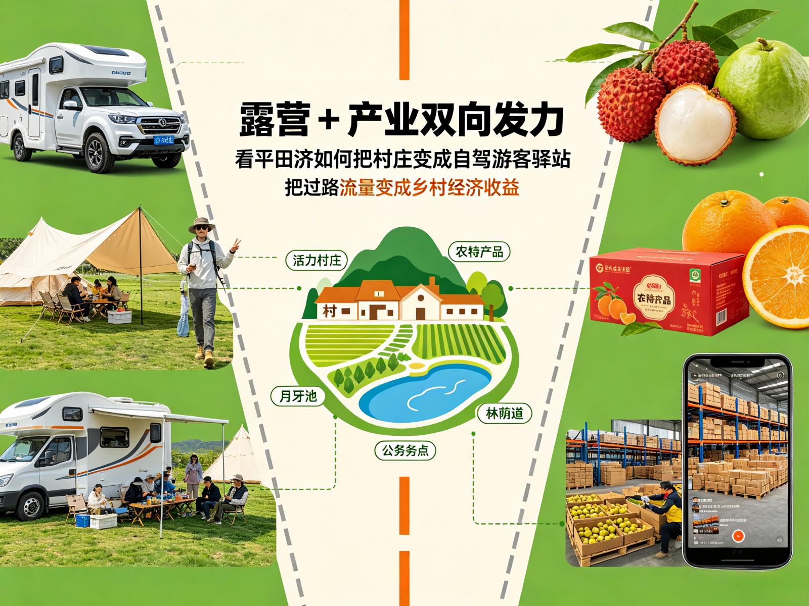 露营+产业双向发力，看廉江平田济如何把村庄变成自驾游客驿站