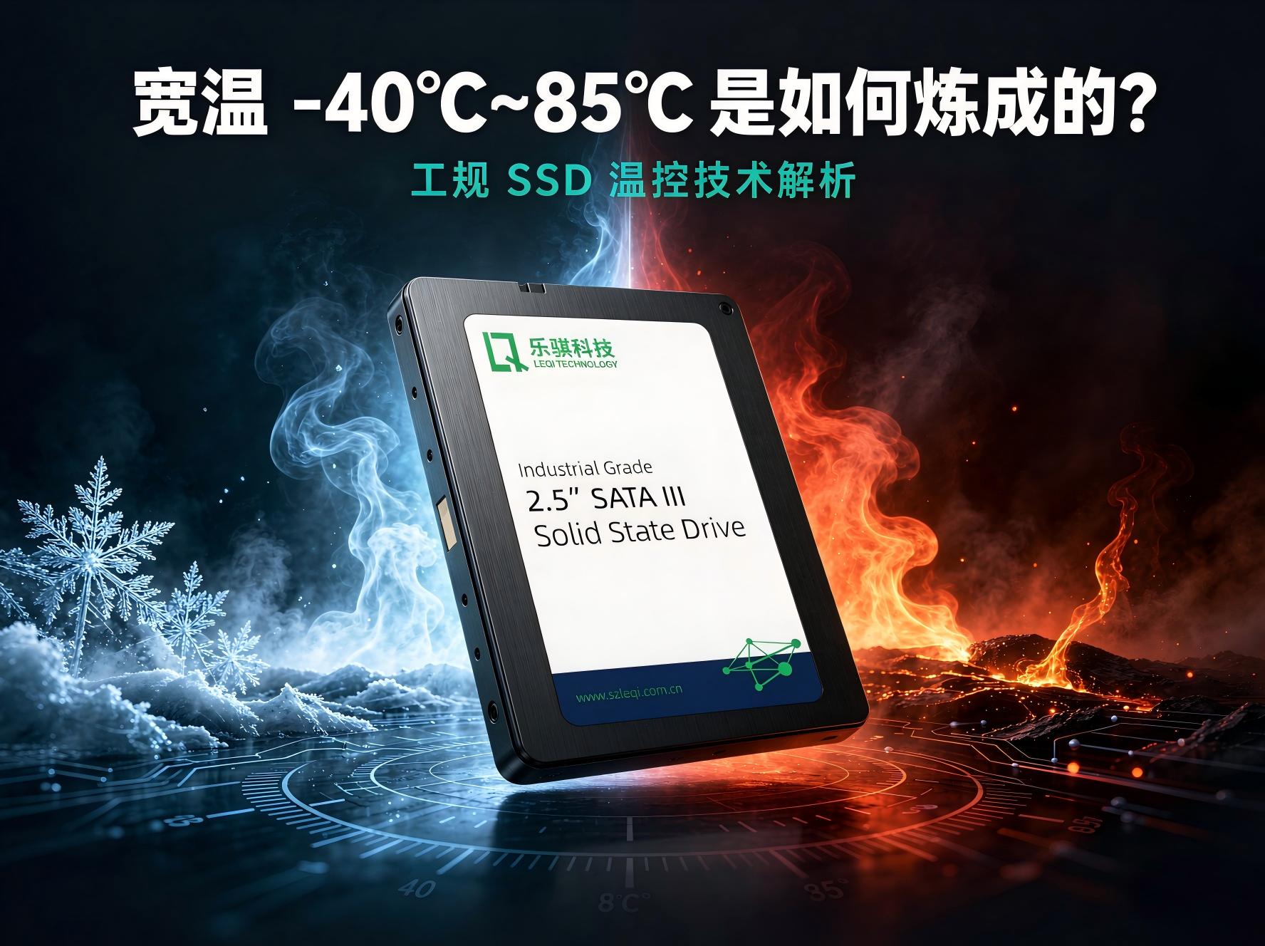 宽温-40℃~85℃是如何炼成的？工规 SSD 温控技术解析