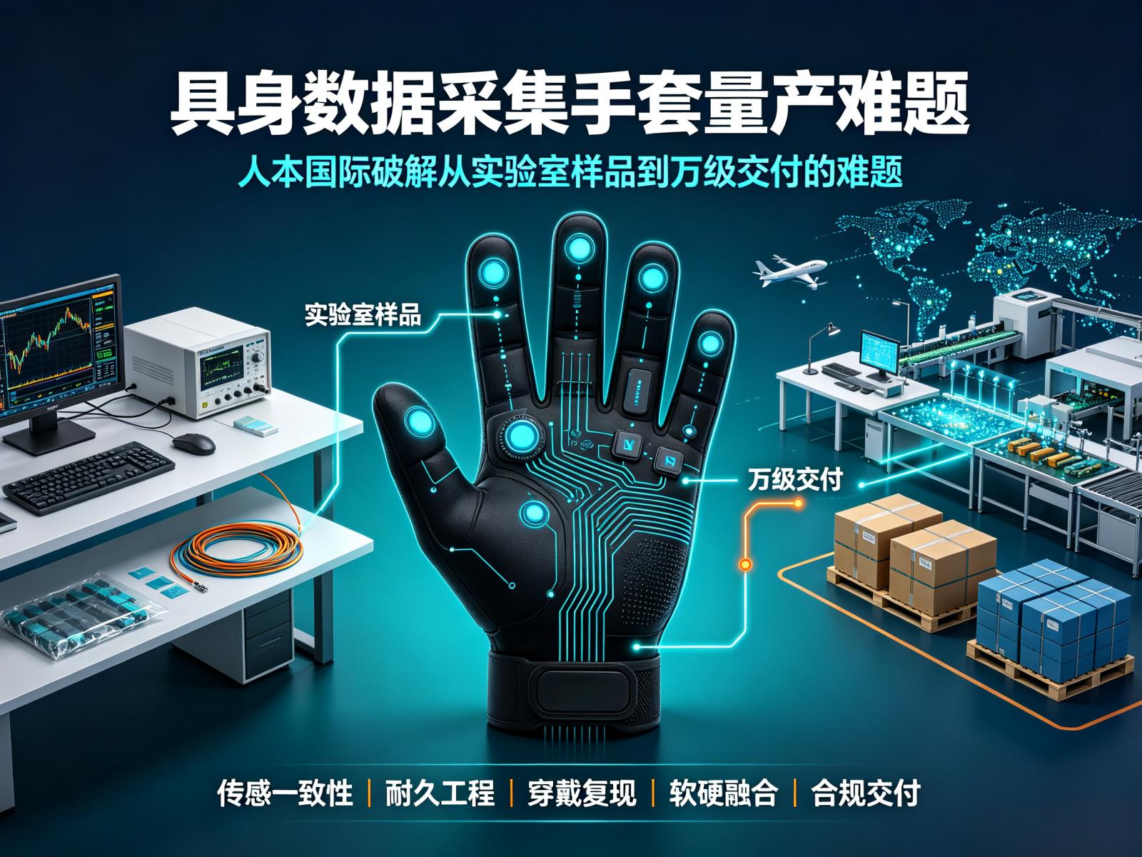 具身数据采集手套量产难题：人本国际破解从实验室样品到万级交付的难题