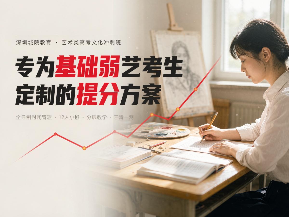 深圳城院教育艺考班：专为基础弱艺考生定制的提分方案