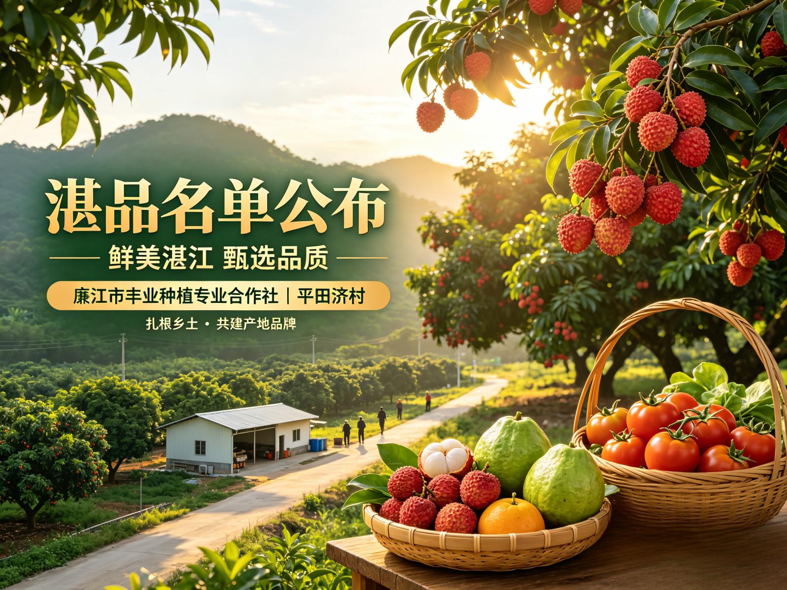湛品名单公布，擦亮湛江农产品金字招牌