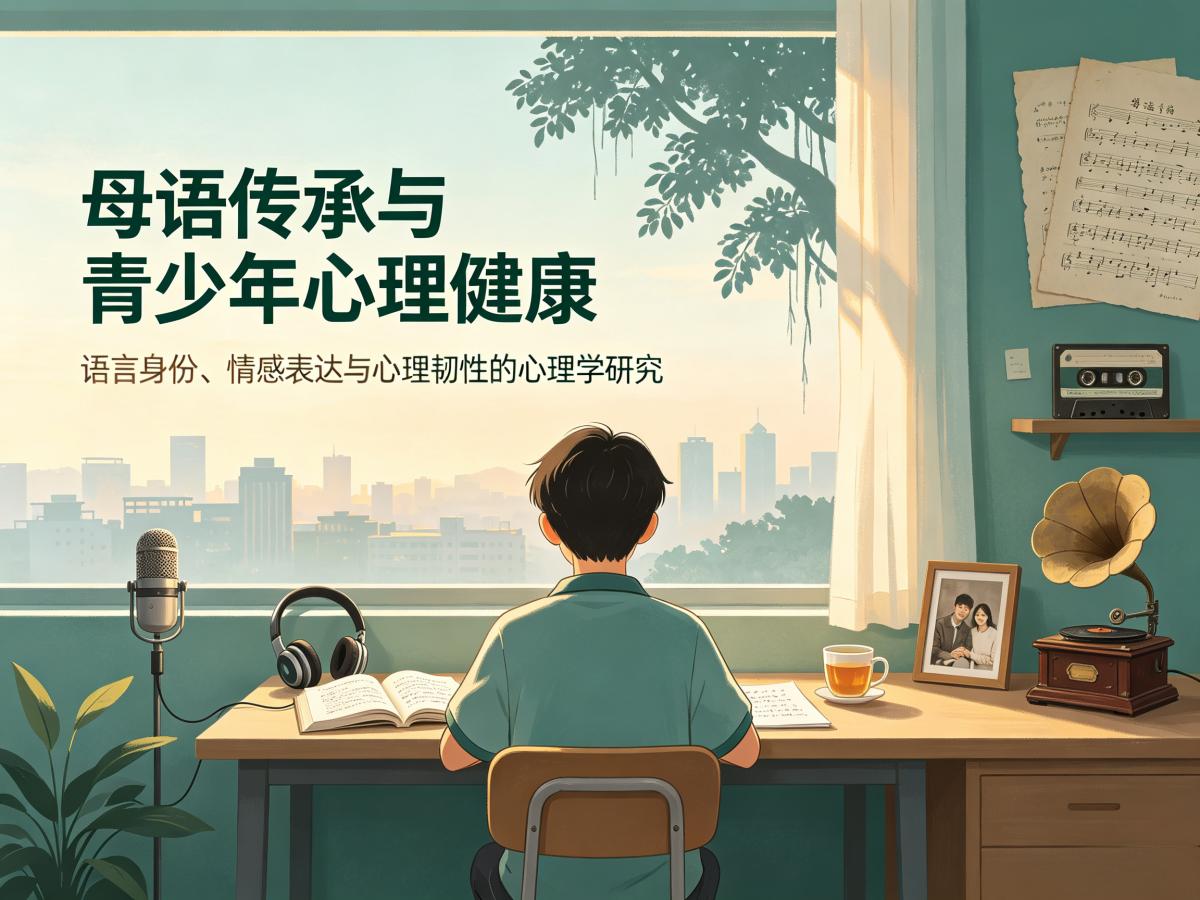 [论文] 语言身份压制与青少年心理健康：母语（粤语）传承的心理学实证研究
