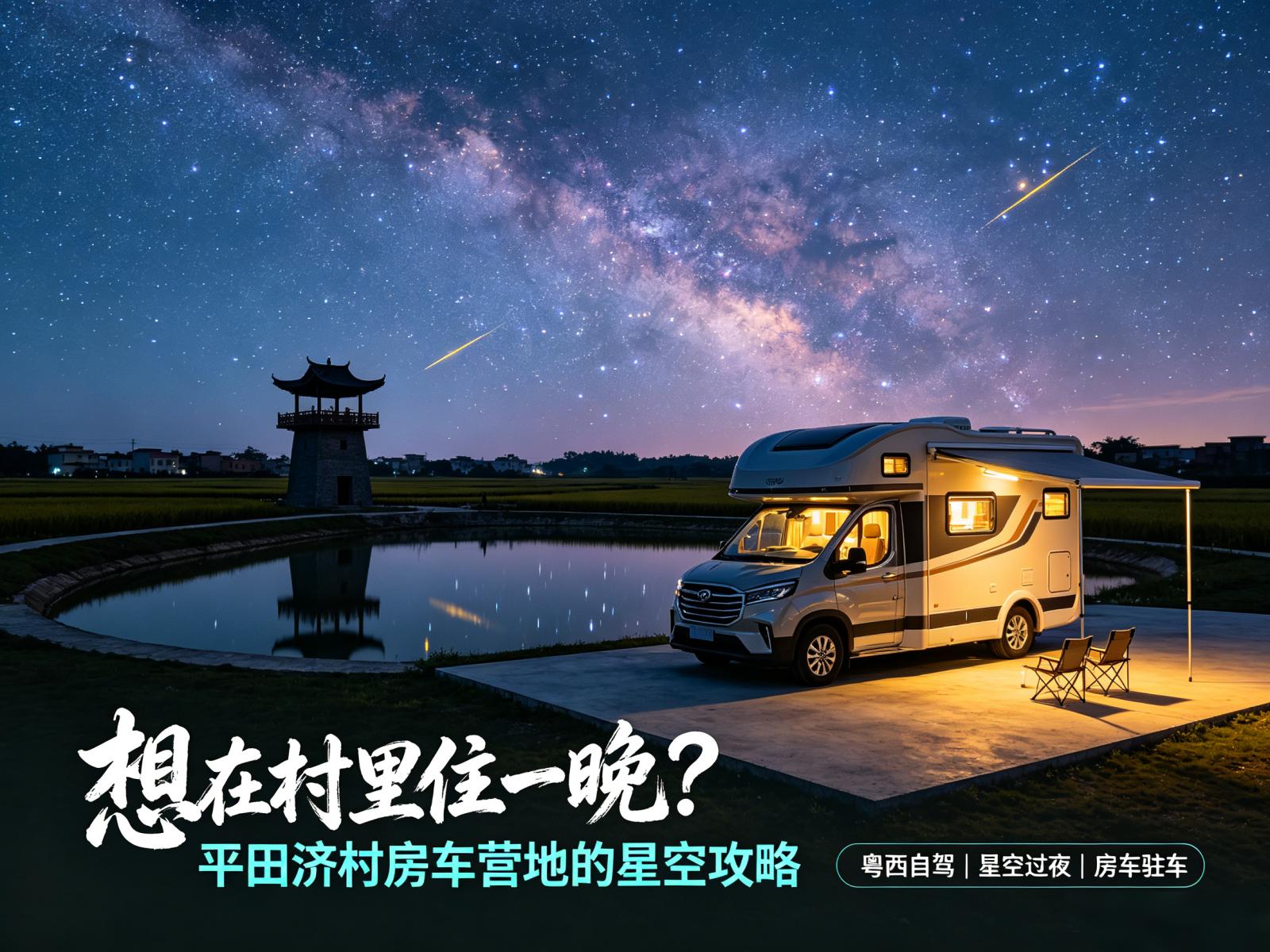 想在村里住一晚？平田济村房车营地的星空攻略