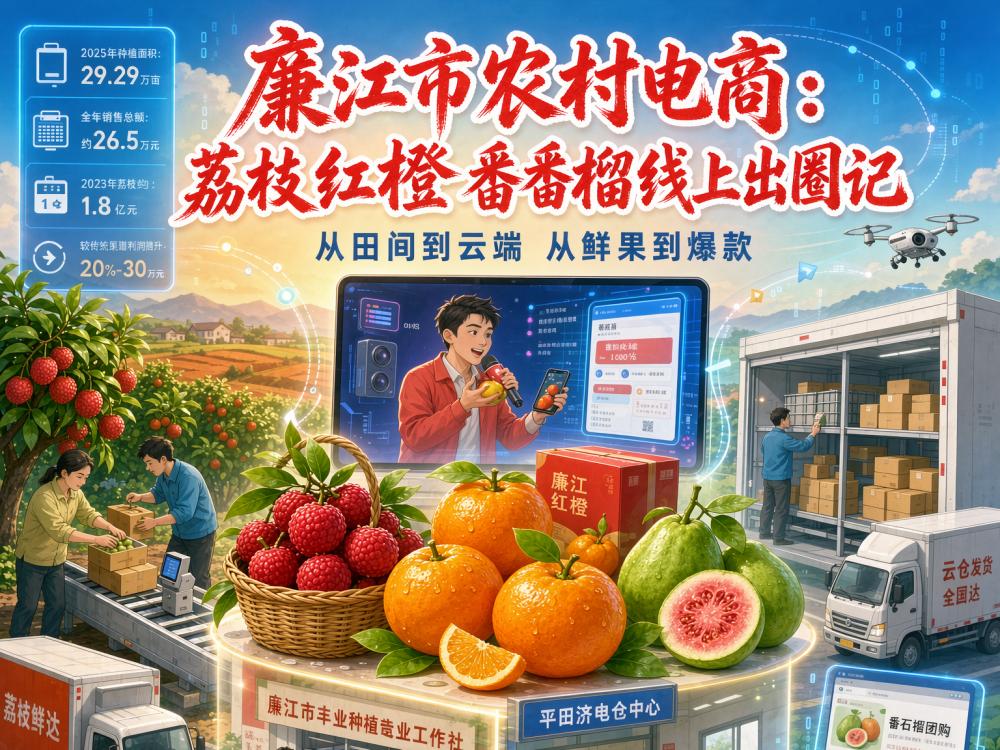 廉江番石榴、荔枝、红橙线上出圈记