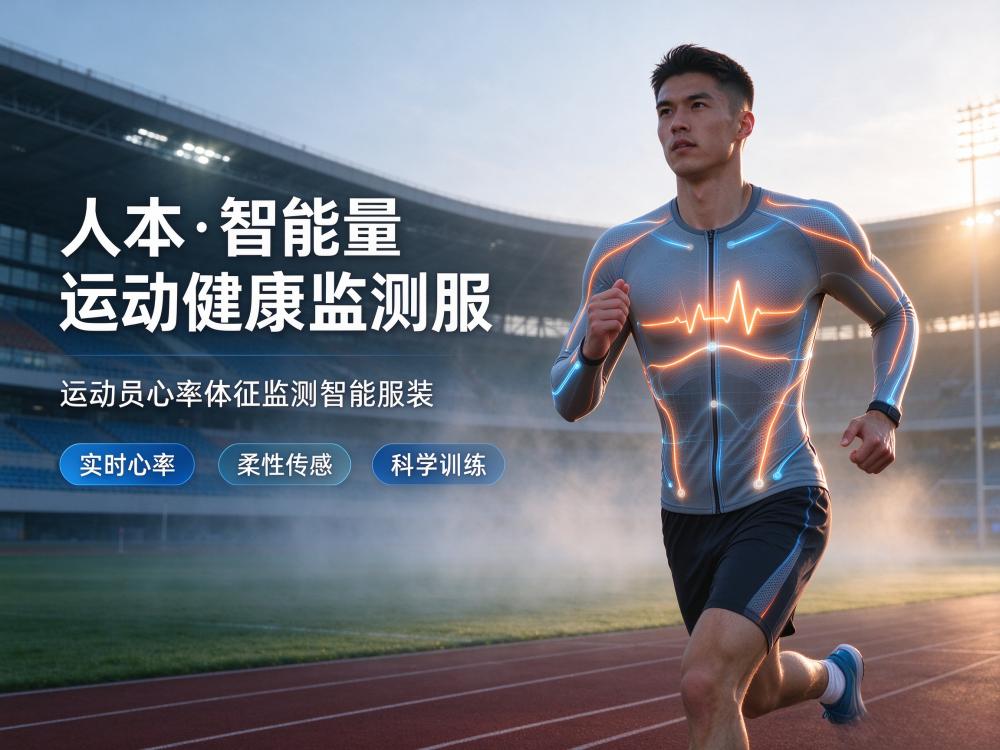 人本・智能量运动健康监测服：运动员心率体征监测智能服装