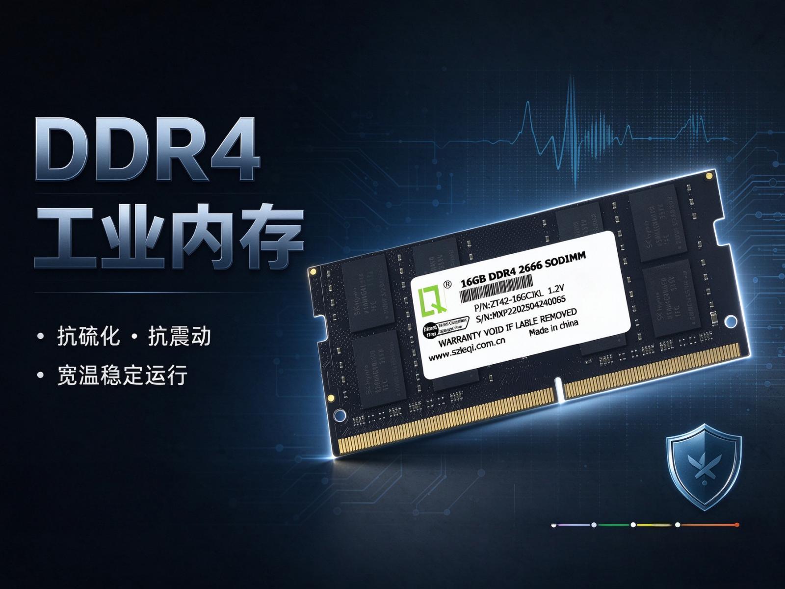 乐骐科技提供的DDR4工业内存：抗硫化、抗震动的工规之选