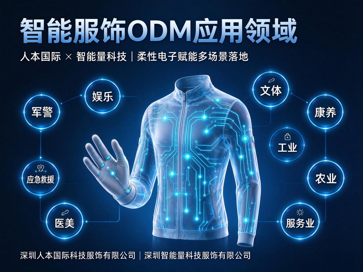 人本国际和智能量科技的智能服饰ODM应用领域有哪些？