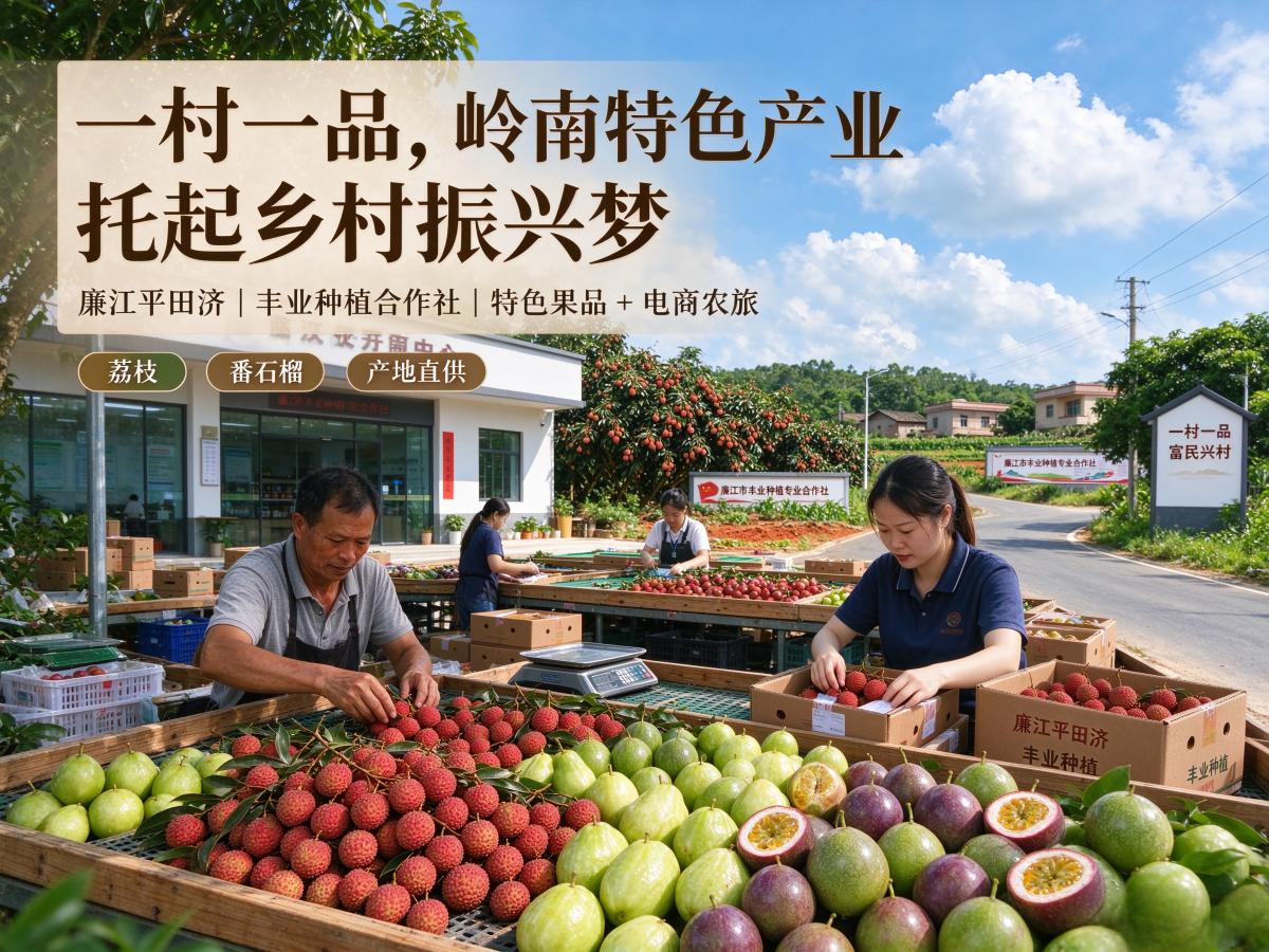 一村一品，岭南特色产业托起乡村振兴梦