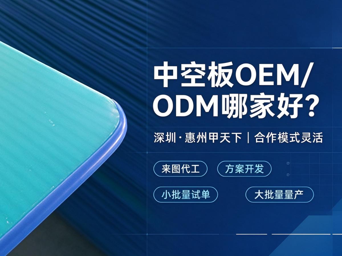 广东中空板OEM/ODM 哪家好？深圳惠州甲天下合作模式灵活